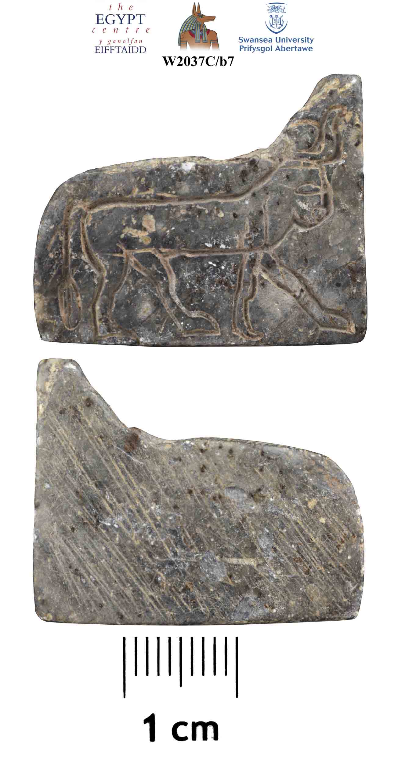 Image for: Faience amulet of Hathor